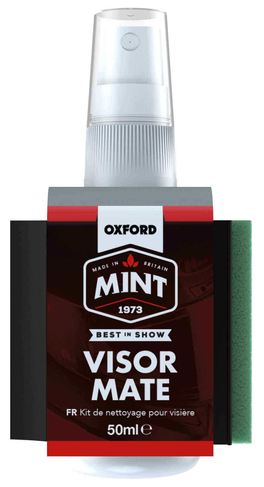 Mint vizier- en helmreiniger oxford visor mate . visor cleaner oxford 50 ml oc307