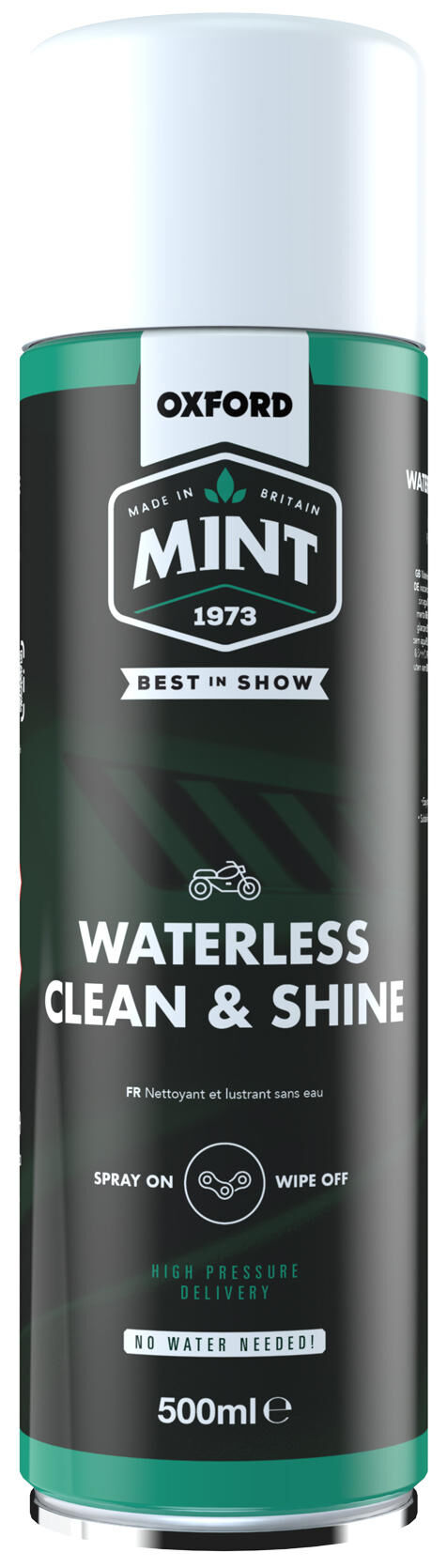 Mint reiniger oxford waterless clean shine foam action . cleaner oxford all-in 500ml oc209