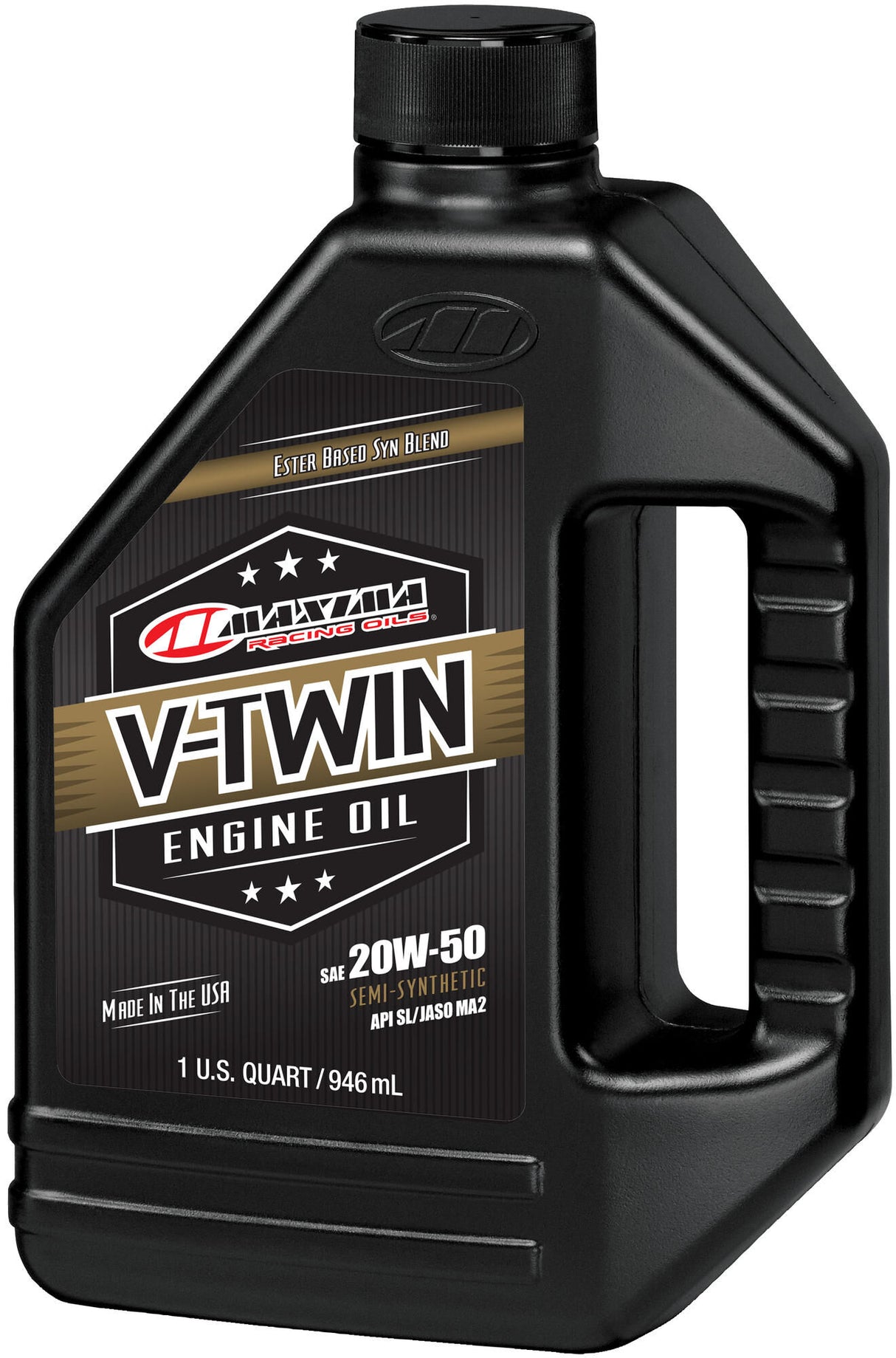 Maxima racing oils motorolie v-twin synthetic koplampen . motor oil maxima v-twin full synth. 20w-50 946ml