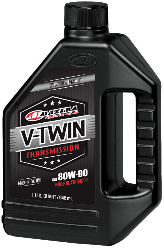 Maxima racing oils transmissie-olie v-twin transmissie- versnellingsbakolie 80w-90 . trans. oil maxima v-twin 80w-90 946ml