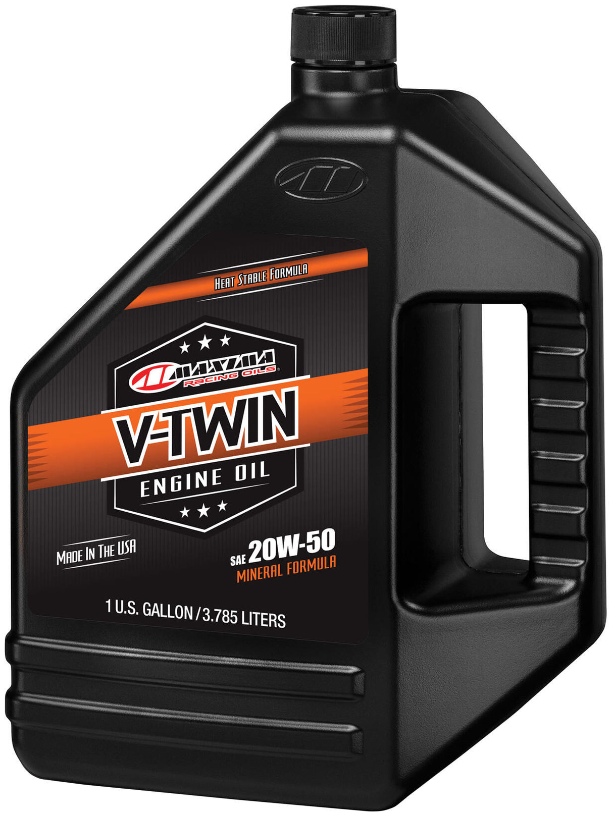 Maxima racing oils motorolie v-twin mineraal . motoroil 4t 20w-50 maxima 3.785l v-twin