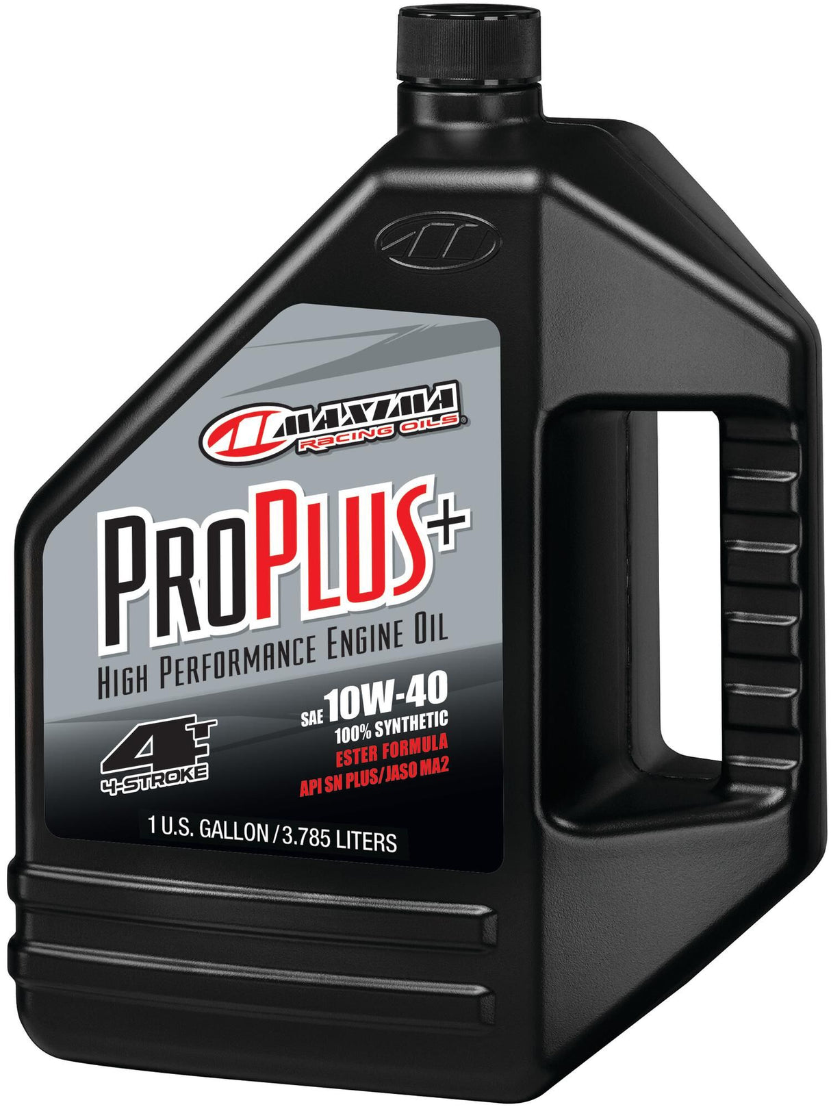 Maxima racing oils motorolie pro plus+ 4t . motoroil 4t 10w-40 maxima 3,785l per plus