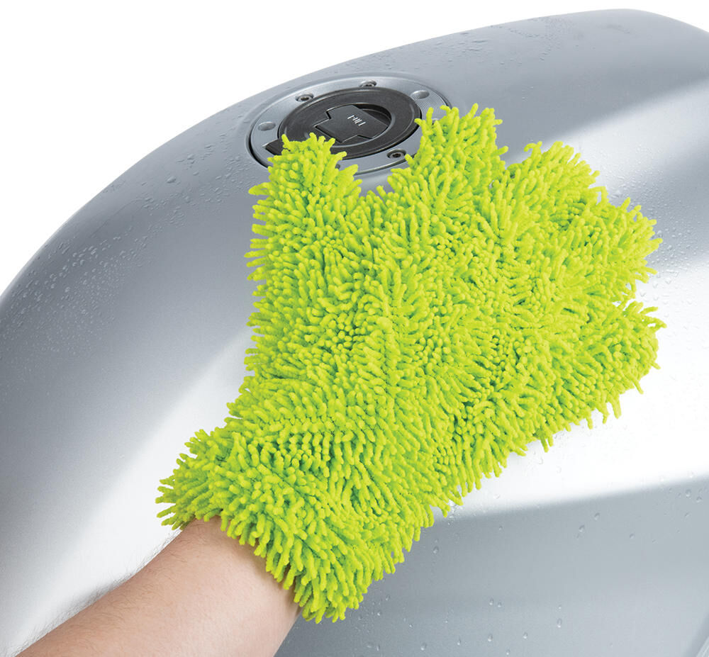 Oxford microvezel washandschoen