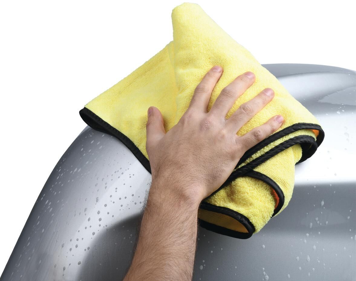 Oxford microvezeldoek droogdoek microvezel geel 90x55 cm