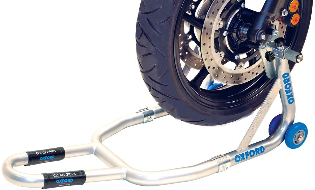 Oxford montagestandaard premium front paddock stand . montagest. premium front silver