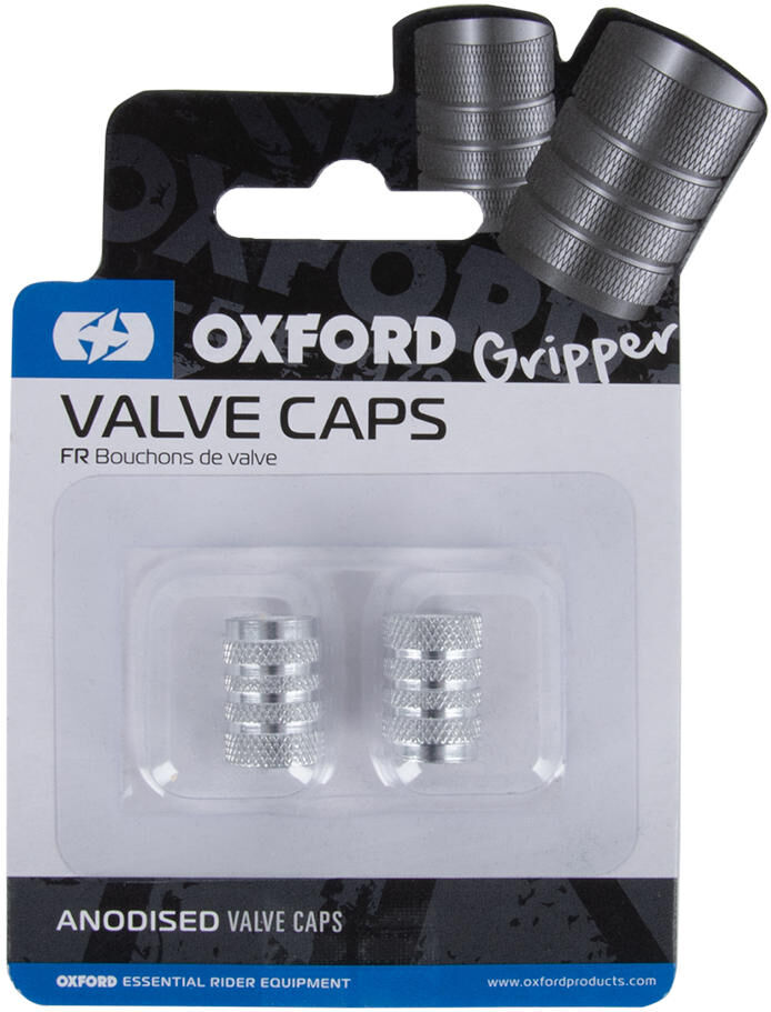 Oxford ventieldoppen valve ccps silver ox761