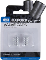 Oxford ventieldoppen valve ccps silver ox761