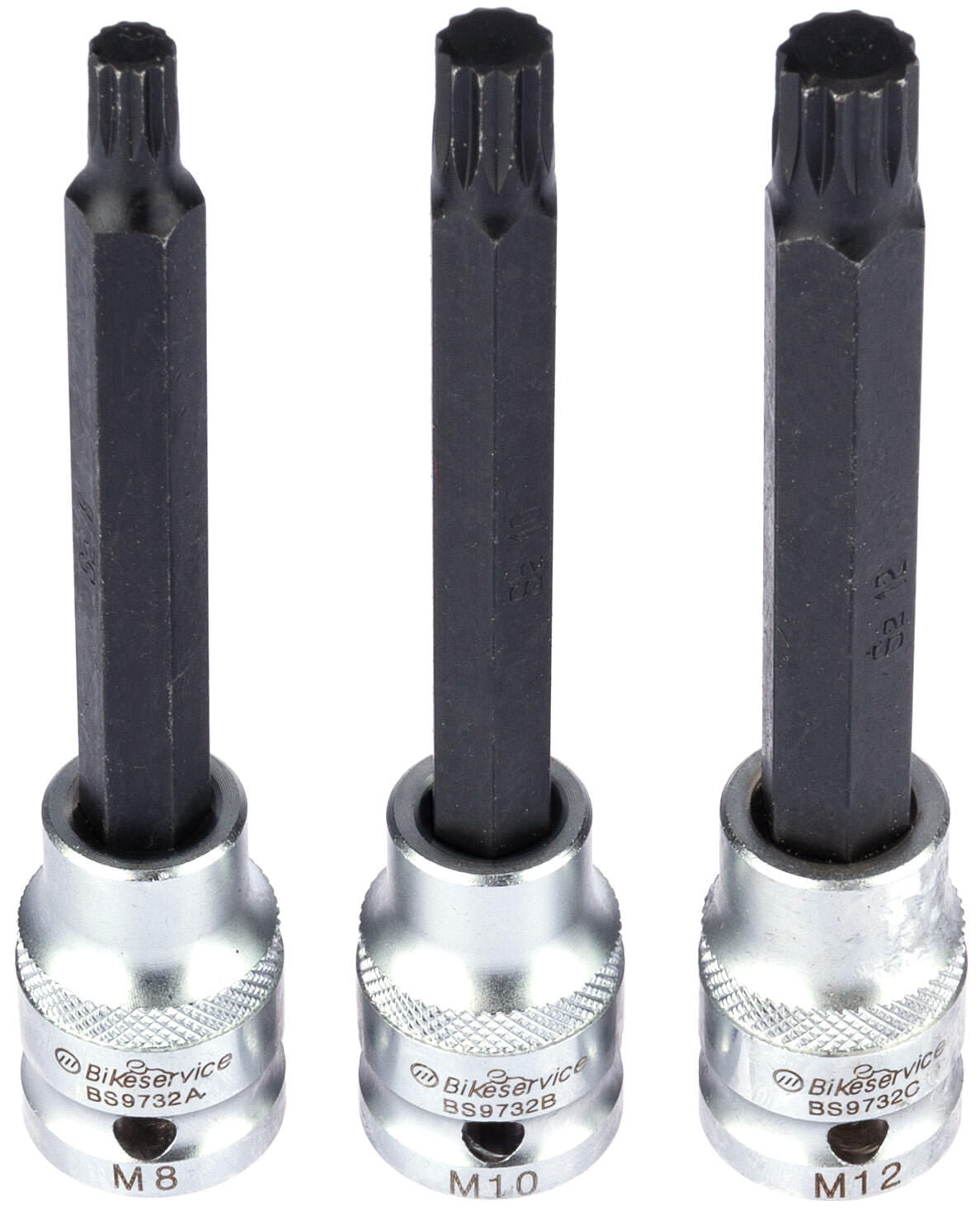 Bikeservice schroevendraaier bit stkschlein stossdaemp bst spline 1 2 3pcs