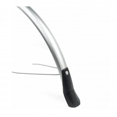 Eurofender snello achterspatbord 46mm - 28 inch zilver
