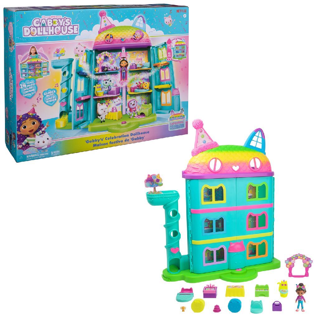 Gabby's dollhouse gabby #039;s dollhouse celebration poppenhuis