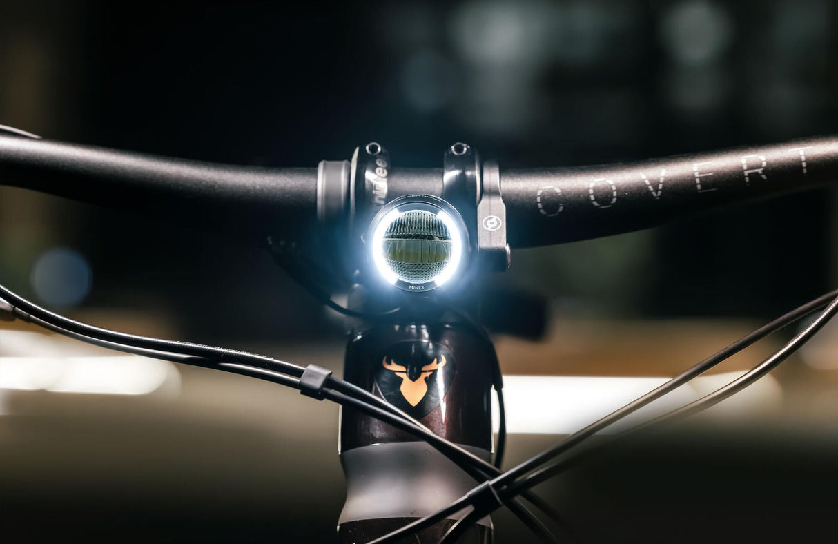 Supernova led koplamp mini 3 led fr.light spern.mini 3 matt black