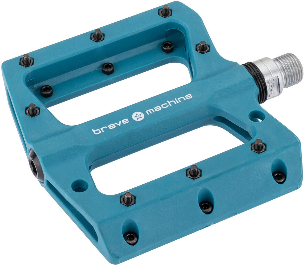 Brave platformpedaal dirt 2 platf.pedal dirt2 light blue
