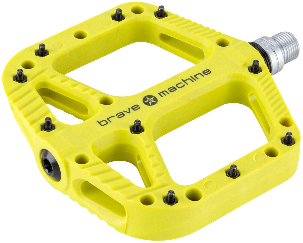 Brave platformpedaal freeride xl mod. 19 platform pedal freeride xl limegreen