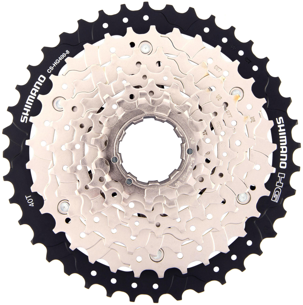 Shimano hg cassette cs-hg 400 cas.sprocket shim. cs-hg 400 11-40 teeth