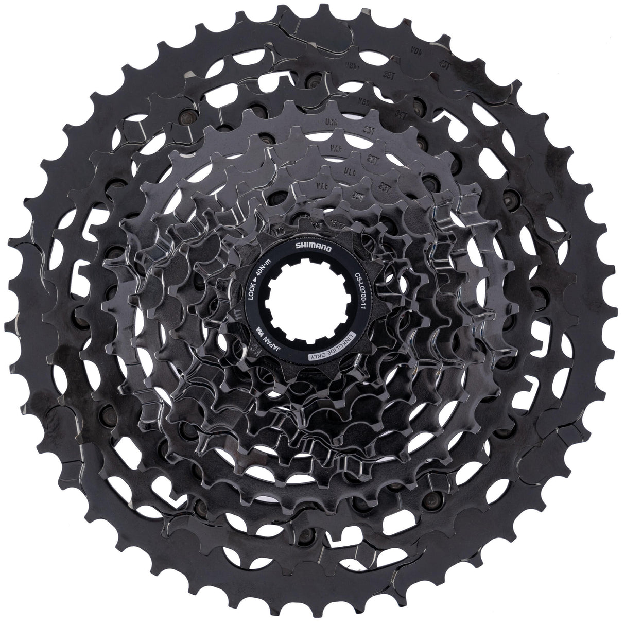 Shimano cassette "cs-lg700" cas.sprocket shim.cs-lg 700 11-45t 11sp