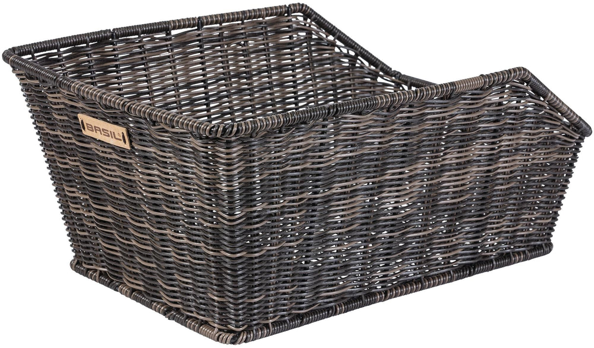 Basil fietsmand, achterop "cento rattan look wsl" rear basket basil cento rattan look wsl brown