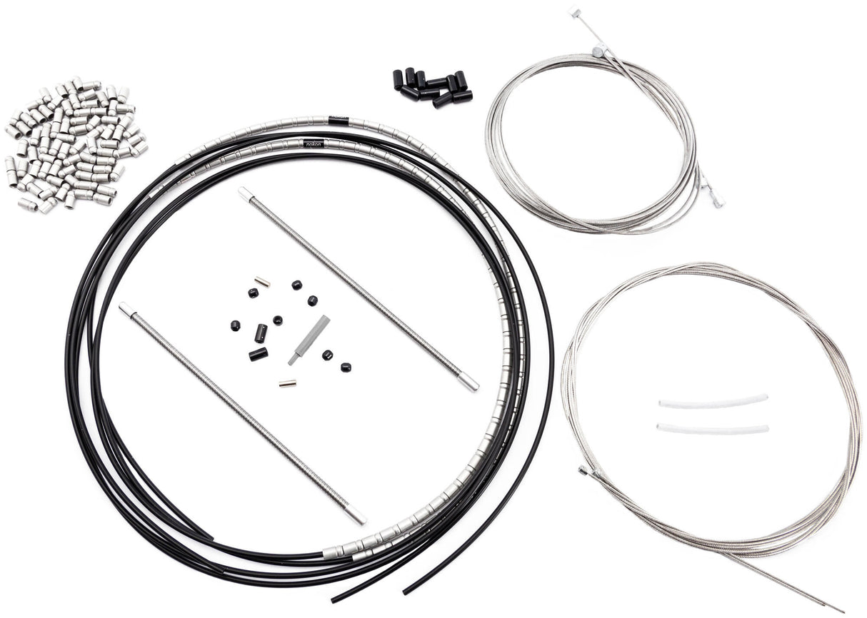 Nokon universeel kabel set kon 22 uni set kon 22 1,50m road+atb mtb sil.