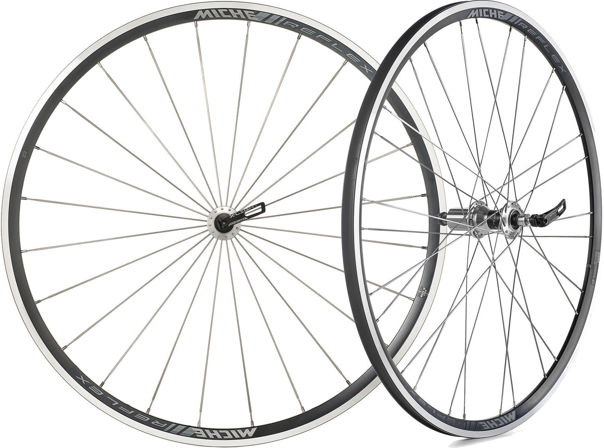 Miche wielset reflex xl zilver velgrem clincher shima passing