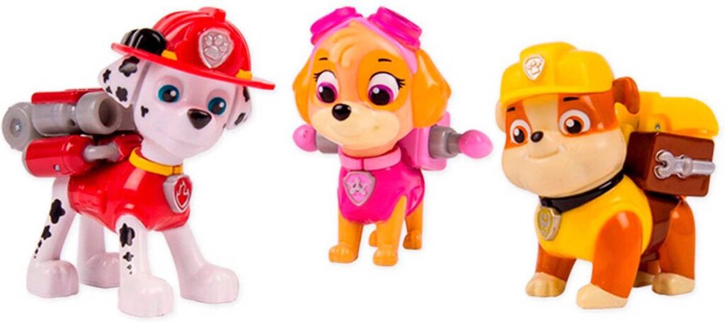 Paw patrol action pack pups 3 stuks