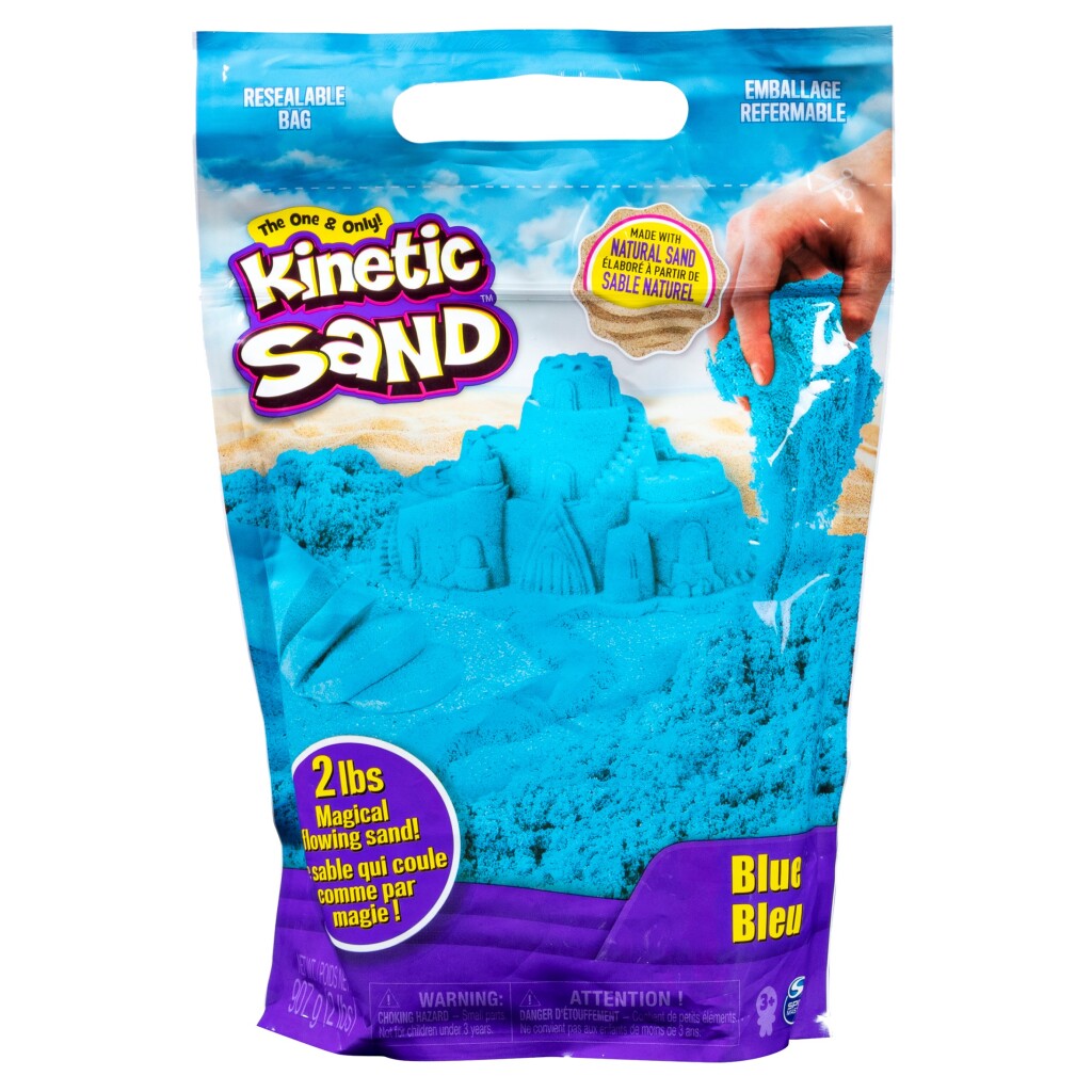 Kinetic sand colour sand bag blauw 907g