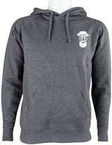 Excelsior sweatshirt met capuchon hoodie hoddie size m dark heather