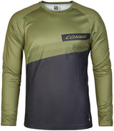 Conway shirt met lange mouwen ride tee ls jersey ride tee ls l moss black