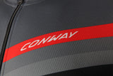 Conway shirt met korte mouwen active jersey full zip ss jersey act.full zip ss l grey black