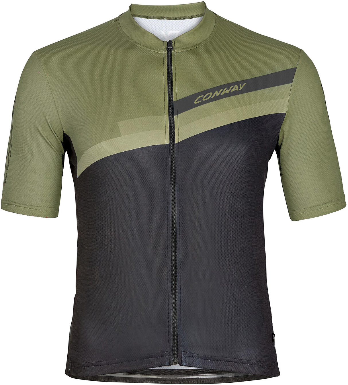 Conway shirt met korte mouwen active jersey full zip ss jersey act.full zip ss xl moss black