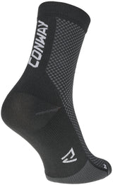 Conway sokken ride socks high cut sock ride high cut 40-43 grey