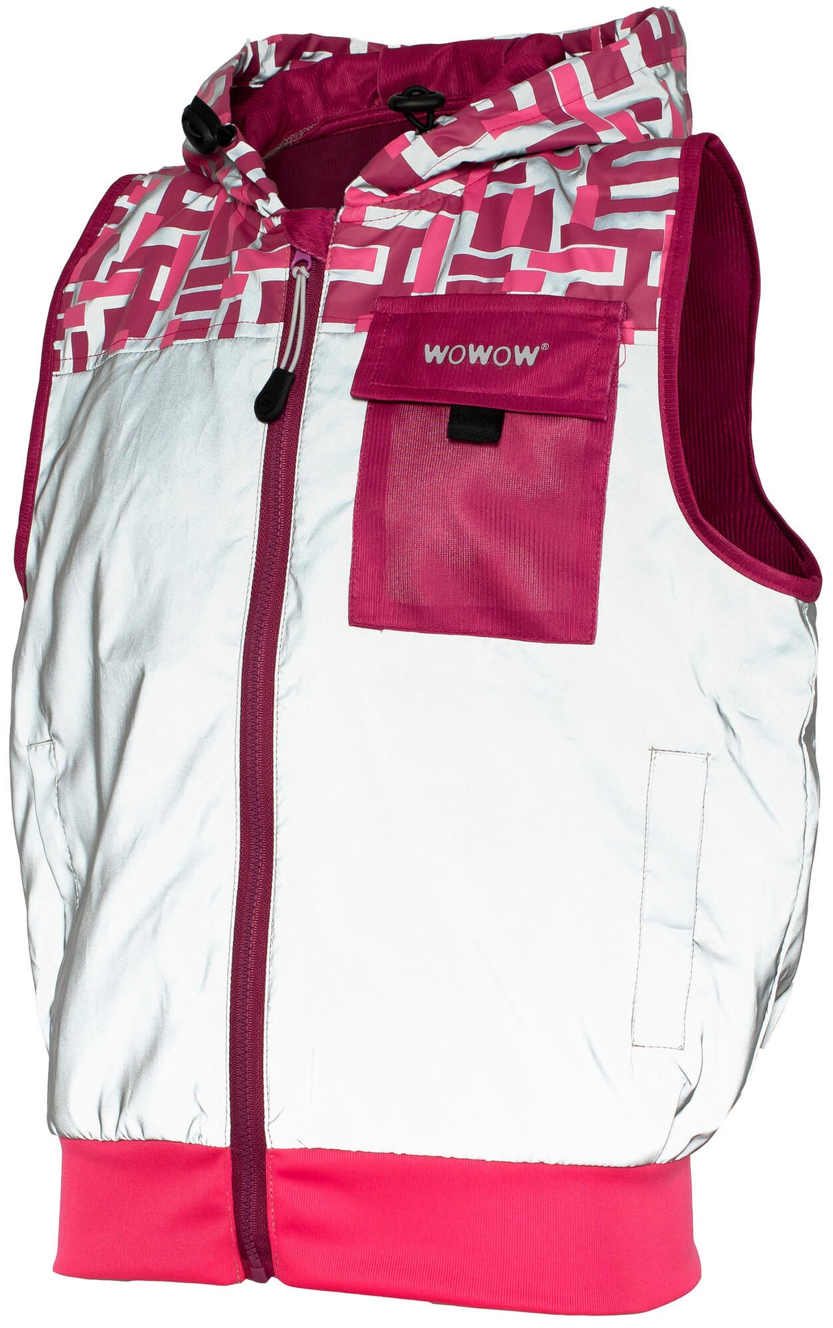 Wowow reflecterend vest yoho jacket pink fr reflective children yoho pink gr.l