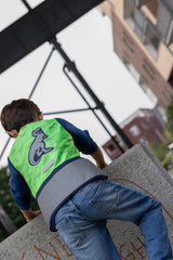 Wowow reflecterend vest zippy jacket green reflective children zippy green gr. l