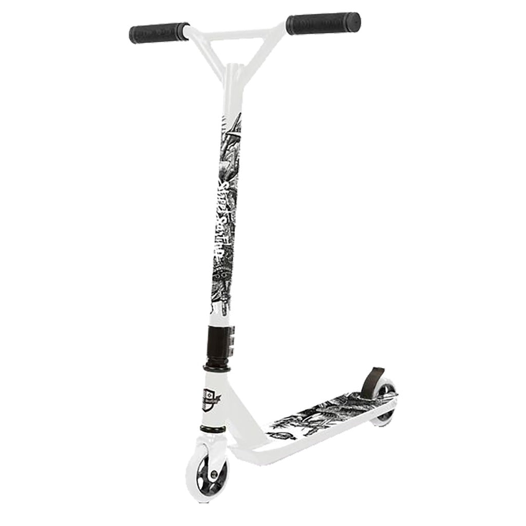 Street surfing torpedo armour aluminium step wit zwart
