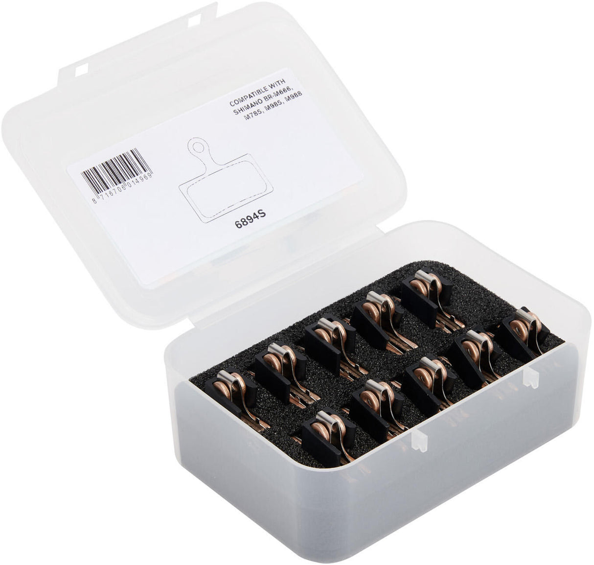 Elvedes schijfremblokken disc br.pad elvedes 10 pairs