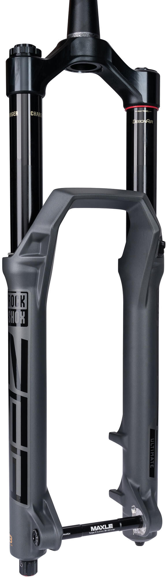 Rockshox verende voorvork zeb ultimate rc2 27,5 boost susp.fork rs zeb ult. rc2 27,5 boost 190mm grey