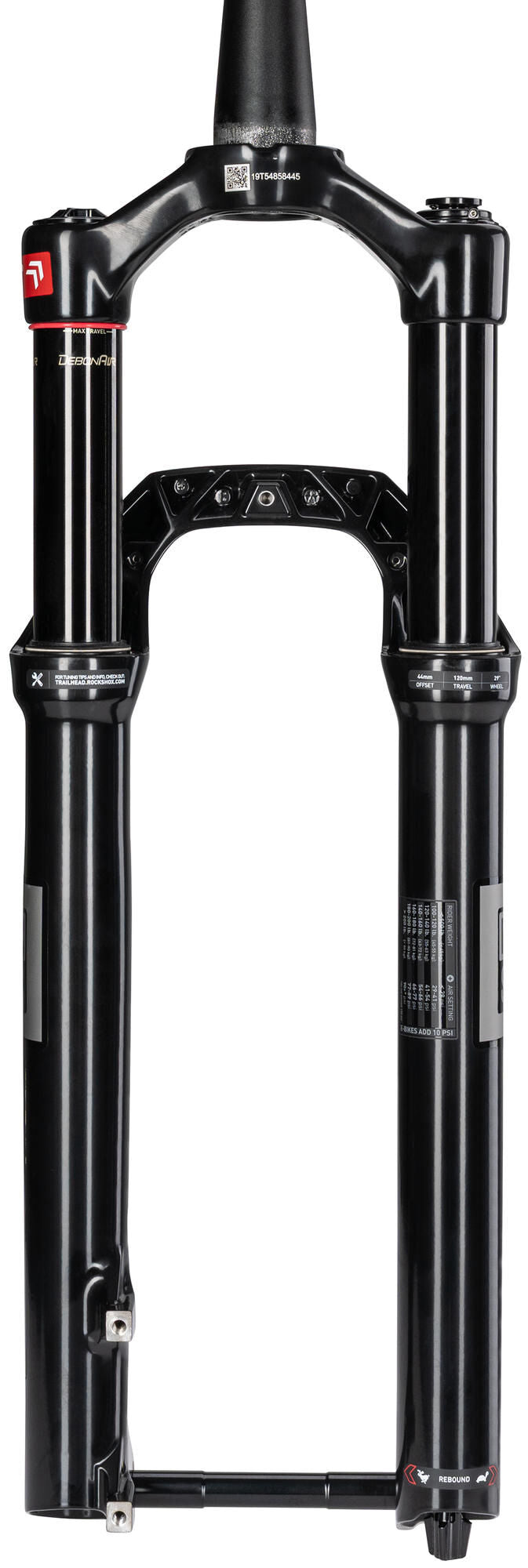 Rockshox verende voorvork reba gold isolator 3p 27,5 + 29 booster rs verende voorvork reba g 29 130mm 3p rmt 44 zwart