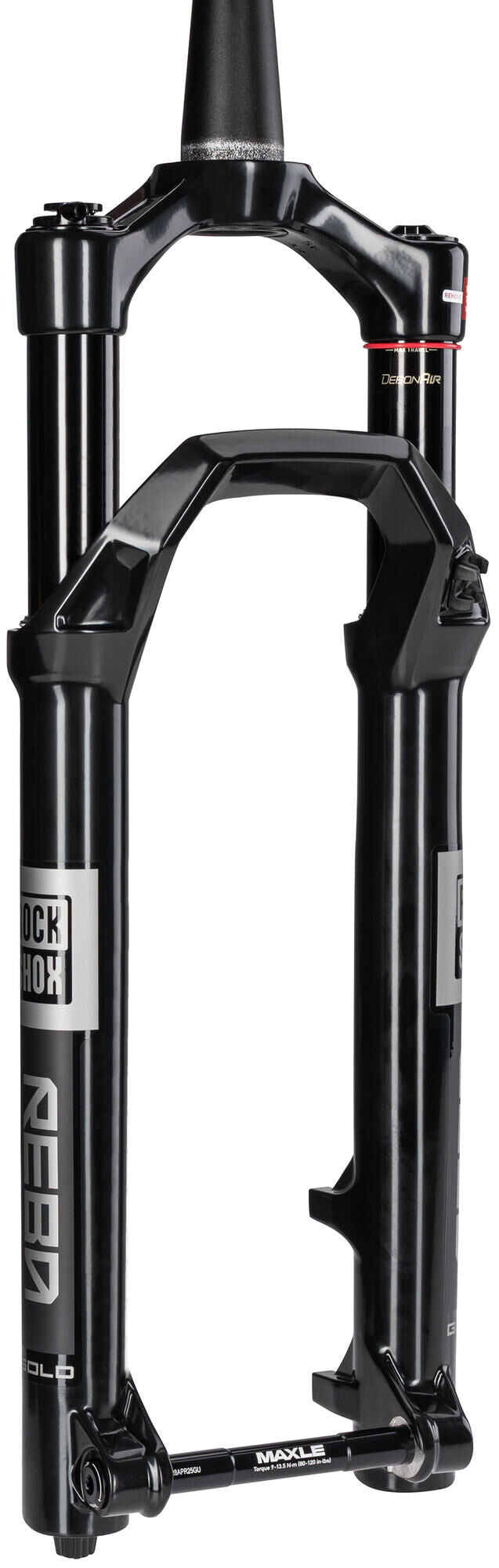 Rockshox verende voorvork reba gold isolator 2p 27,5 booster rs suspension fork reba g 27 110mm 2p rmt 44 black