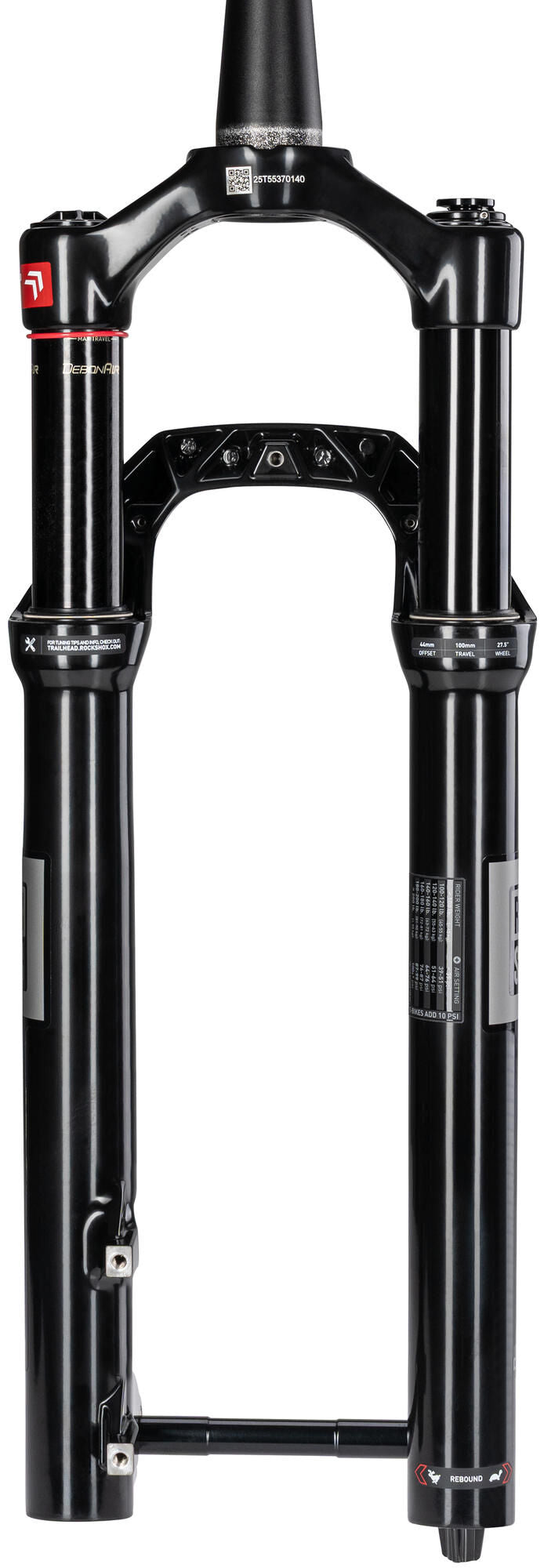 Rockshox verende voorvork reba gold isolator 2p 27,5 booster rs suspension fork reba g 27 110mm 2p rmt 44 black