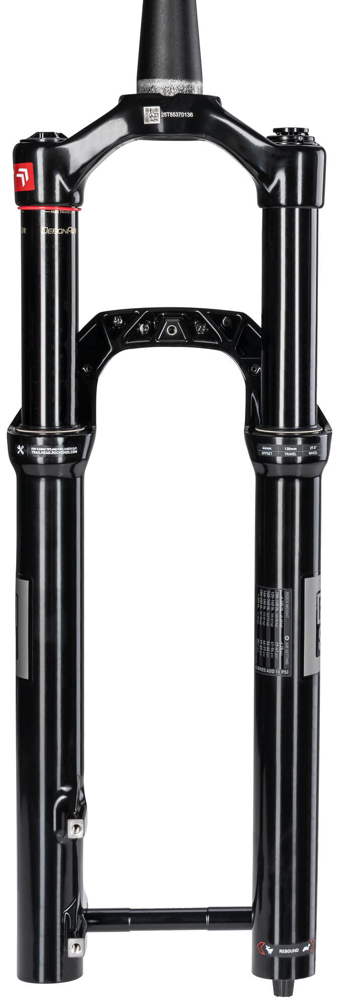 Rockshox verende voorvork reba gold isolator 2p 27,5 booster rs suspension fork reba g 27 130mm 2p rmt 44 black