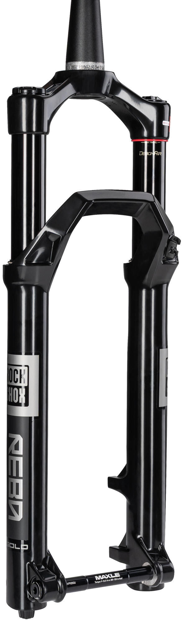 Rockshox verende voorvork reba gold isolator 3p 27,5 booster rs suspension fork reba g 27 110mm 3p crn 44 black