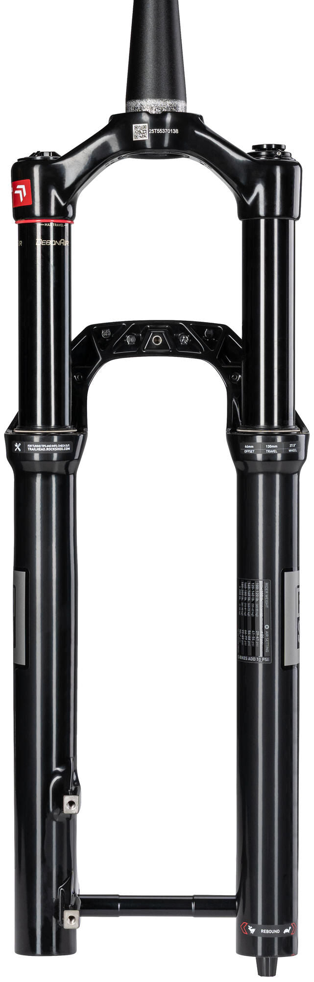 Rockshox verende voorvork reba gold isolator 3p 27,5 booster rs suspension fork reba g 27 130mm 3p rmt 44 black