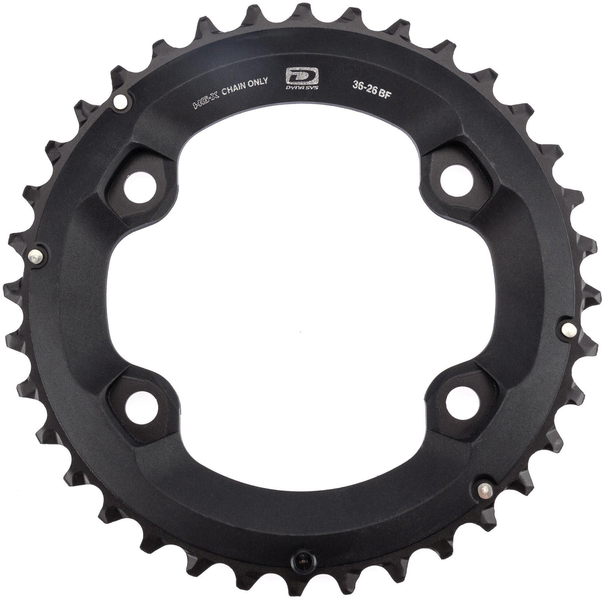 Shimano kettingblad "deore" fc-m6000-2 chain ring shim.deore fc-m6000-2 36 teeth bf