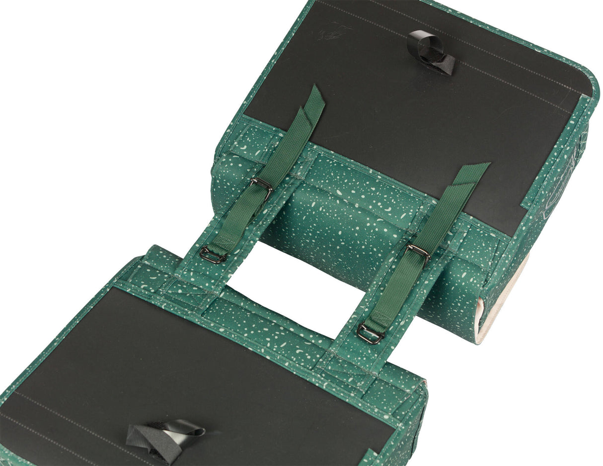 Basil dubbele tas "flair double bag universal bridge" double bag basil flair univ. bridge green