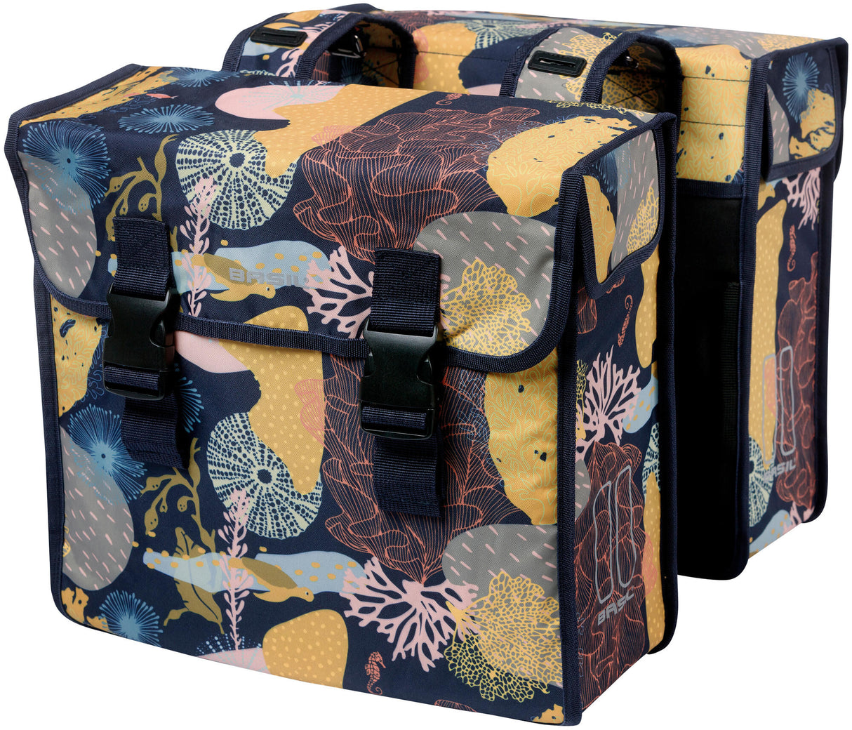 Basil Tas Mara XL Dubbel | Reef | Night Blue