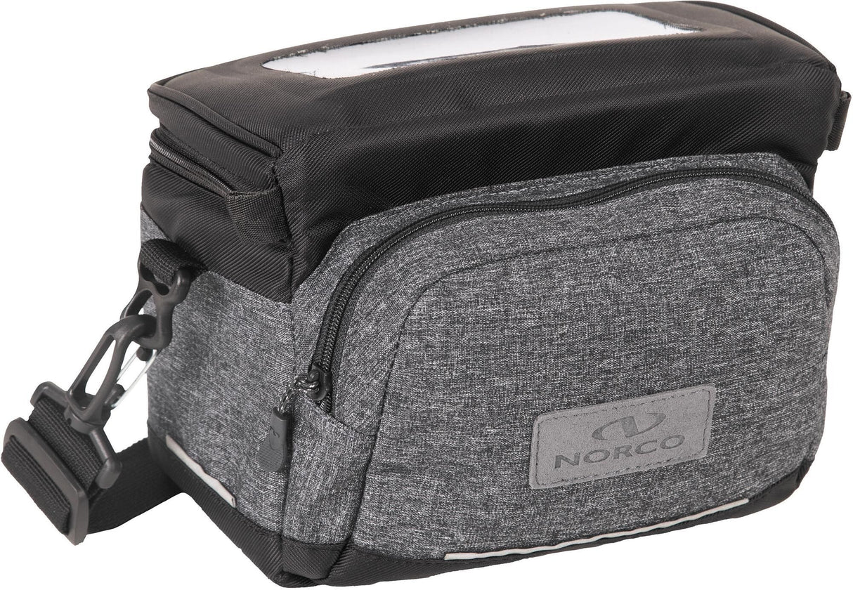 Norco stuurtas ashby handlebar bag ashby grey black