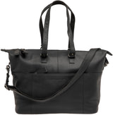 Newlooxs Verla laptop tas 21L leer black