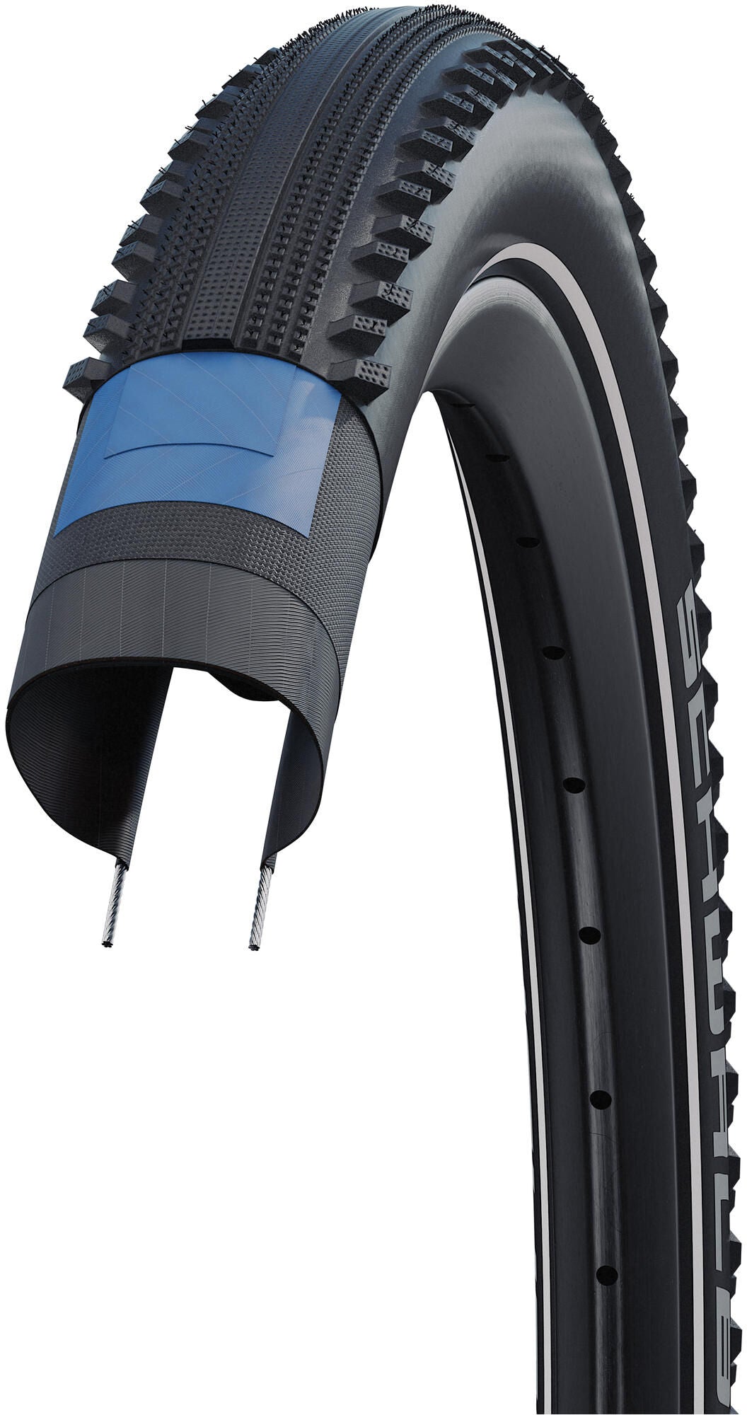 buitenband Hurricane 27.5 x 2.40 draadband zwart