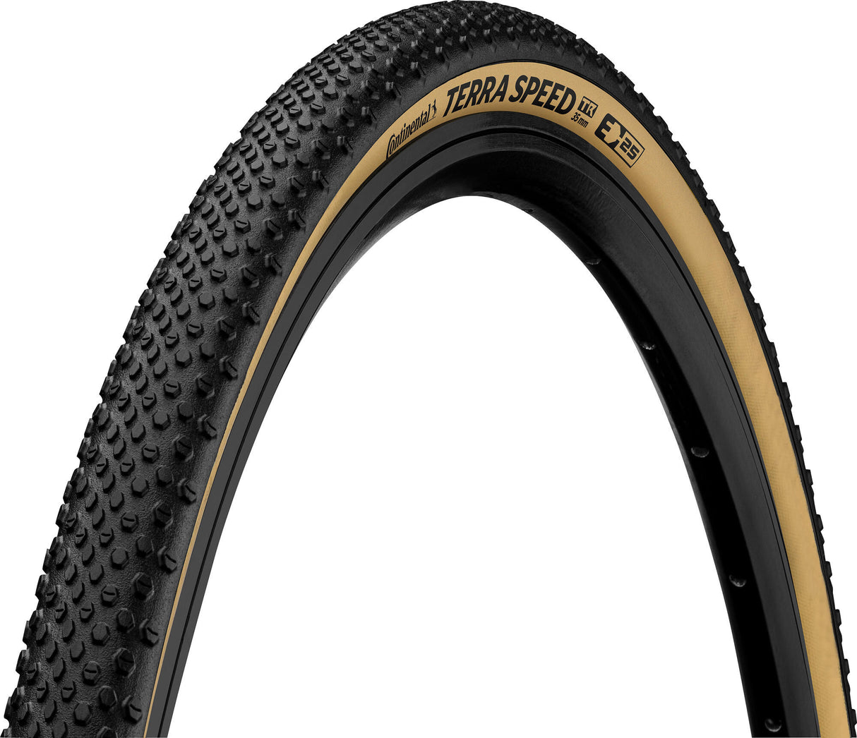 CONTINENTAL "Terra Speed" TiresFoldable, 3/180 TPI, Tubeless ReadyProTection, BlackChiliCompoundsuitable for road and light off-road use.