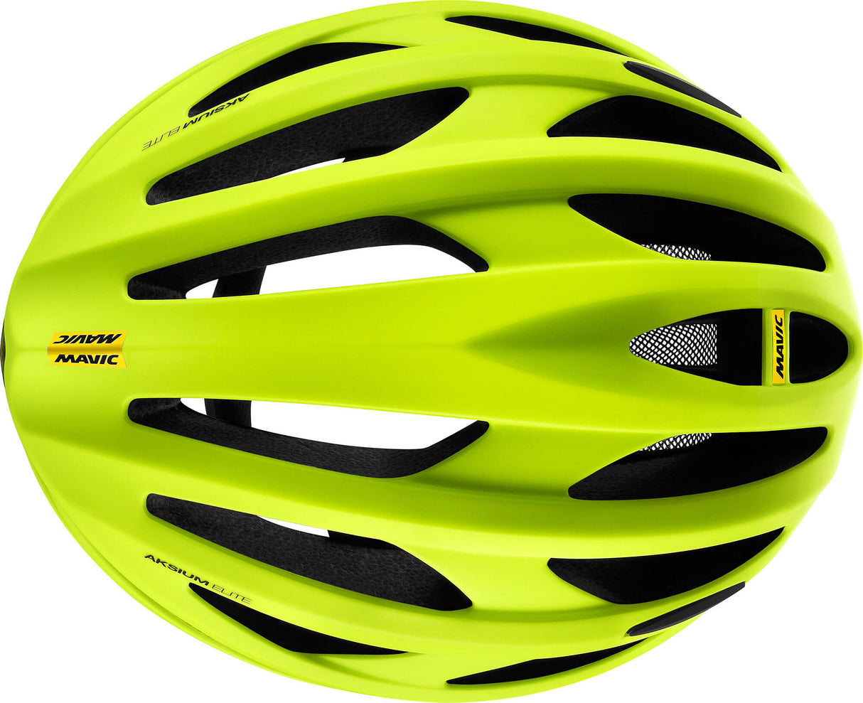 Mavic race helm aksium elite helmet aksium elite s saf.yel. black metal