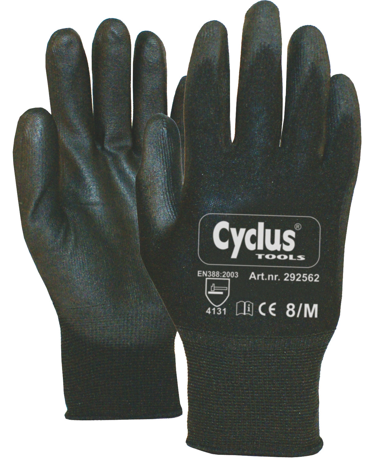 Cycplus cyclus 7292562 montagehandschoenen medium maat 8 rand geel