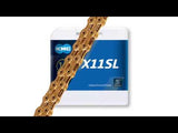 KMC Fietsketting X11SL Ti-N goud zwart